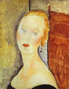 Art Print - A Blond Woman. (Portrait Of Germaine Survage)