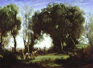 A Morning. Dance Of The Nymphs - Art Print Art Print - A Morning. Dance Of The Nymphs