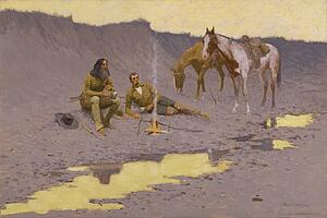 New Years Art Print - A New Year On The Cimarron