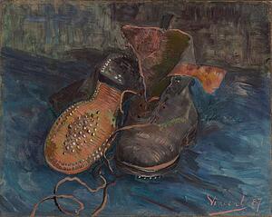 A Art Print - A Pair Of Boots