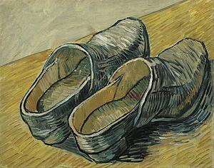 Pair Art Print - A Pair Of Leather Clogs