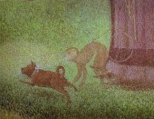 A Sunday On La Grande Jatte. Detail - Art Print Art Print - A Sunday On La Grande Jatte. Detail