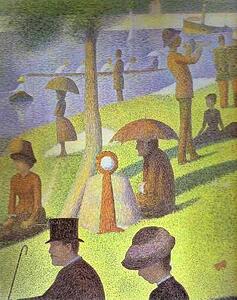 A Sunday On La Grande Jatte. Detail - Art Print Art Print - A Sunday On La Grande Jatte. Detail