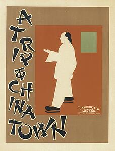 Trip Art Print - "a Trip To China Town". (Excursion Dans Une Ville Chinoise. )