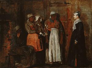 Home From Home Art Print - A Visit From The Old Mistress