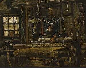Cottage Art Print - A Weaver's Cottage