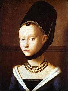 A Young Lady - Art Print Art Print - A Young Lady