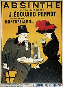 Bars Art Print - Absinthe J. Edouard Pernot