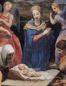 Adoration Of The Shepherds. Detail - Art Print Art Print - Adoration Of The Shepherds. Detail