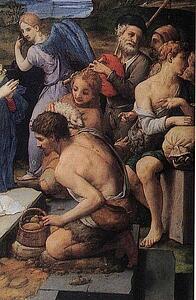 Adoration Of The Shepherds. Detail - Art Print Art Print - Adoration Of The Shepherds. Detail