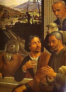 Adoration Of The Shepherds. Detail - Art Print Art Print - Adoration Of The Shepherds. Detail