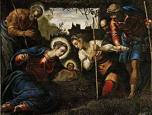 Adoration Of The Shepherds. Detail - Art Print Art Print - Adoration Of The Shepherds. Detail