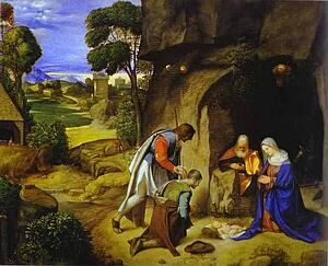 Adoration Of The Shepherds - Art Print Art Print - Adoration Of The Shepherds