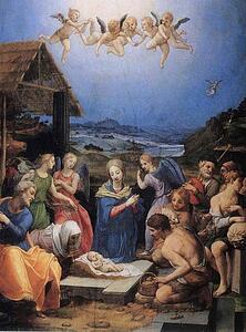 Adoration Of The Shepherds - Art Print Art Print - Adoration Of The Shepherds