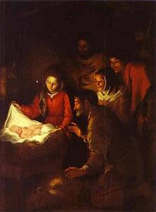Adoration Of The Shepherds - Art Print Art Print - Adoration Of The Shepherds