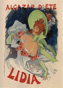 Jules Cheret Art Print - Alcazar D'été Lidia