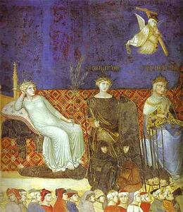 Art Print - Allegory Of Good Government. Detail