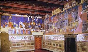 Allegory Of Good Government: Effects Of Good Government In The City And Portion Of The Effects Of Good Government In The Country - Art Print Art Print - Allegory Of Good Government: Effects Of Good Government In The City And Portion Of The Effects Of Good Government In The Country