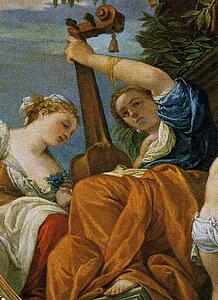 Art Print - Allegory Of Music. Detail