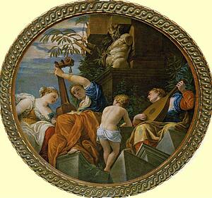 Art Print - Allegory Of Music