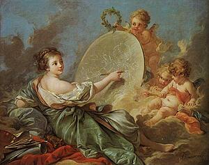 Art Print - Allegory Of Painting