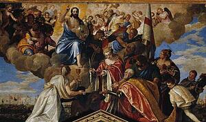 Art Print - Allegory Of The Battle Of Lepanto With Sebastiano Venier. Detail