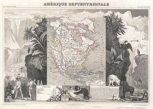 Amerique Septentrionale Art Print - Amerique Septentrionale.