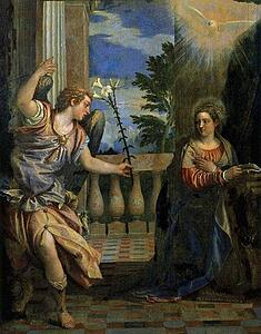 Annunciation. Detail - Art Print Art Print - Annunciation. Detail
