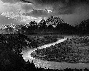  Art Print - Ansel Adams The Tetons And The Snake River (1942) Grand Teton National Park, Wyoming. National Archives And Records Administration, Records Of The National Park Service.
