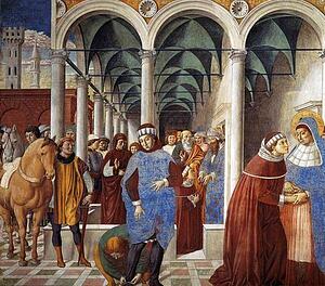 Arrival Of St. Augustine In Milan - Art Print Art Print - Arrival Of St. Augustine In Milan