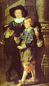 Art Print - Artist's Sons Albert And Nicholas