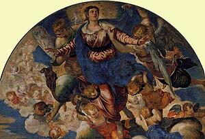 Assumption Of The Virgin. Detail - Art Print Art Print - Assumption Of The Virgin. Detail