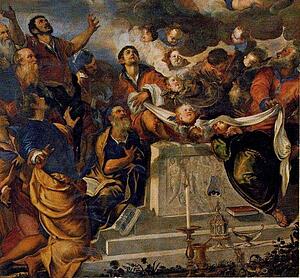 Art Print - Assumption Of The Virgin. Detail