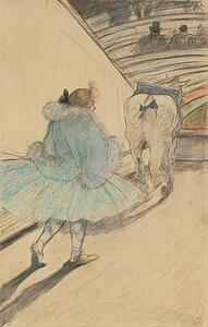Circus Art Print - At The Circus: Entering The Ring