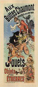 Chaumont Art Print - Aux Buttes Chaumont Jouets Objets Pour Étrennes 1889
