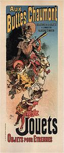 Pour Art Print - Aux Buttes Chaumont Jouets Objets Pour Étrennes 1888