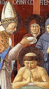Baptism Of St. Augustine. Detail - Art Print Art Print - Baptism Of St. Augustine. Detail