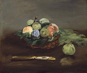 Fruit Basket Art Print - Basket Of Fruit