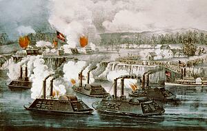 January Art Print - Battle Of Fort Hindman. Bombardment And Capture Of Fort Hindman, Arkansas Post, Ark. January 11th 1863.