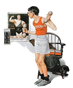 Dog Art Print - Be A Man!