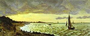 Art Print - Beach At Sainte-Adresse