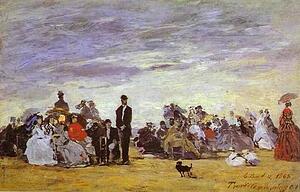 Art Print - Beach At Trouville