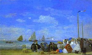 Art Print - Beach Scene, Trouville
