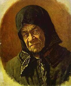 Art Print - Beggar, Ninety Six Years Old