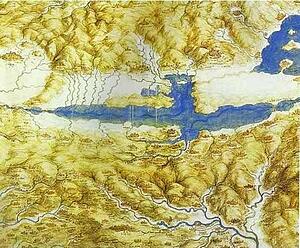 Art Print - Bird's-Eye View Of A Landscape