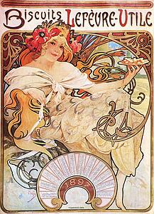 Lefevre Utile Art Print - Biscuits Lefevre-Utile 1897