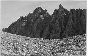Bishop Pass, Kings River Canyon (Proposed As A National Park), California, 1936.  Photographs Of National Parks And Monuments, Compiled 1941 - 1942, Documenting The Period Ca. 1933 - 1942. - Art Print Art Print - Bishop Pass, Kings River Canyon (Proposed As A National Park), California, 1936.  Photographs Of National Parks And Monuments, Compiled 1941 - 1942, Documenting The Period Ca. 1933 - 1942.