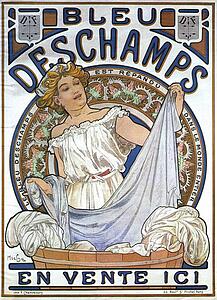 Bleu Art Print - Bleu Deschamps
