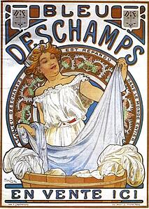 Bleu Art Print - Bleu Deschamps