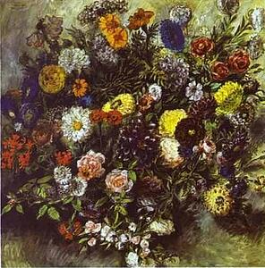 Bouquet Of Flowers - Art Print Art Print - Bouquet Of Flowers